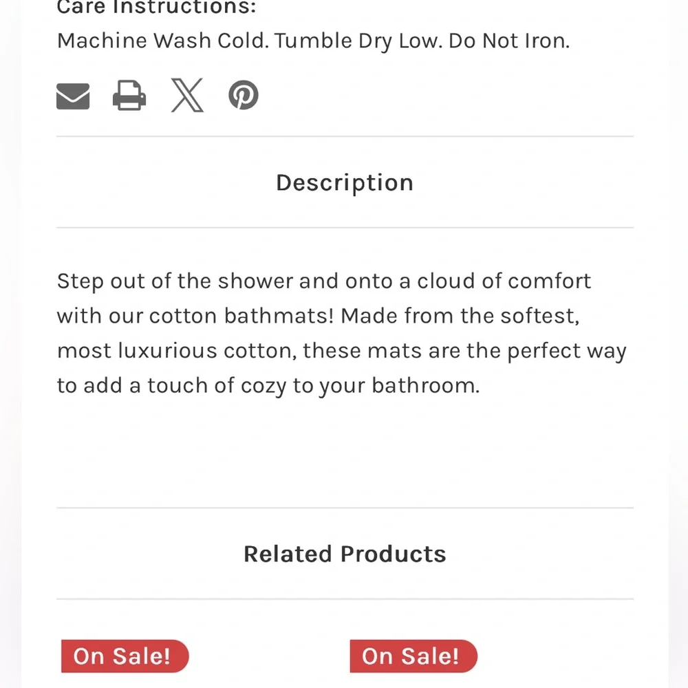 Bella Sleep + Spa Bath Mat - Cream and Black “Spa”